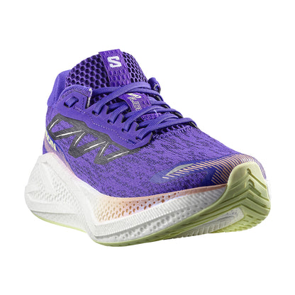 Salomon Womens Aero Glide 4 W Running Shoes in Blue Color