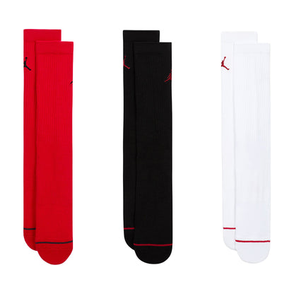 Nike Unisex Jordan 3Pk Everyday Crew Socks in Multi Color