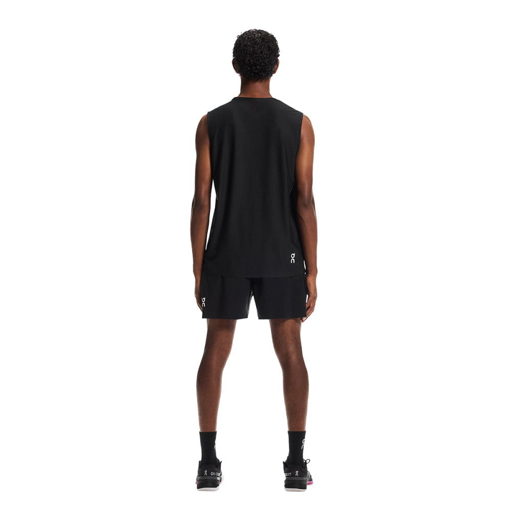 On Mens Court Tank 2 Tops in Black Color