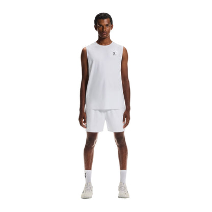 On Mens Court Tank 2 Tops in White Color