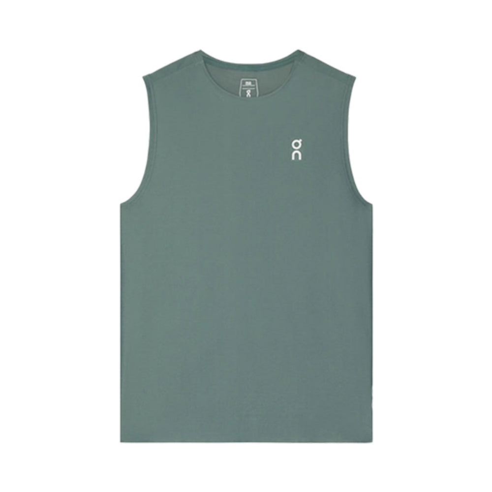 On Mens Court Tank 2 Tops in Green Color