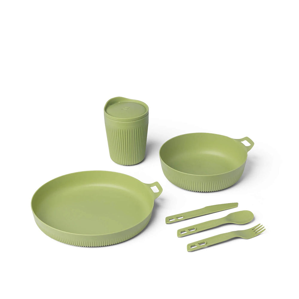 Sea To Summit Horizon Dinnerware Set Camp Cooking in Green Color
