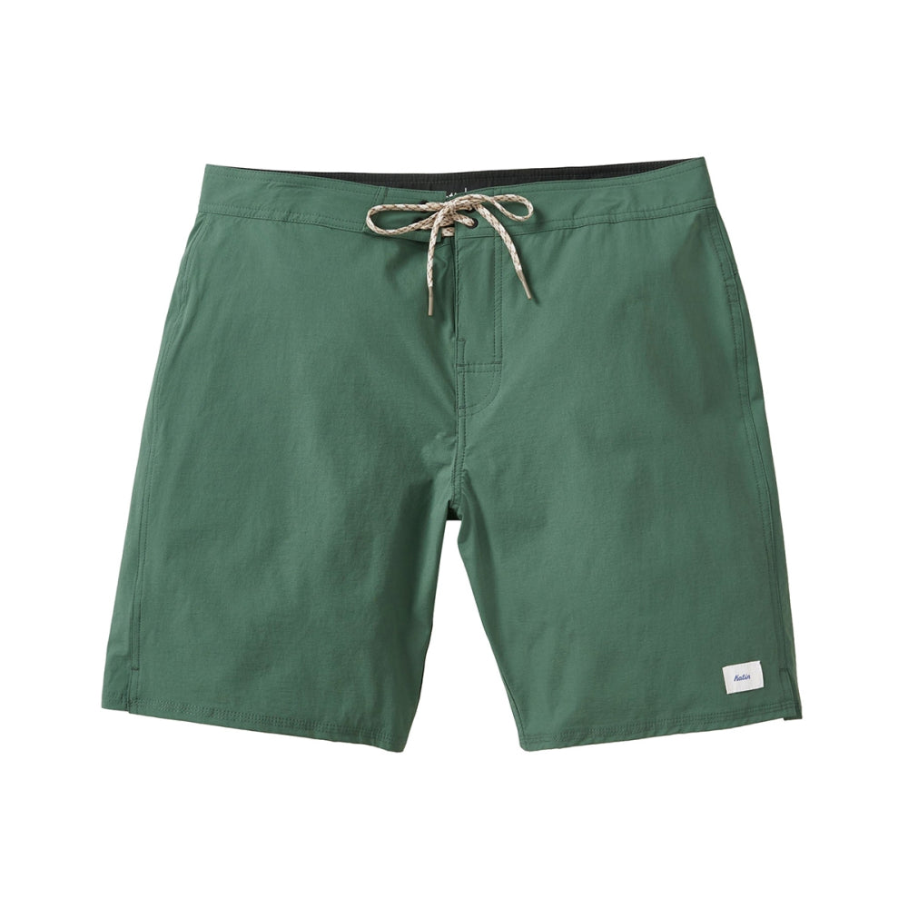 Katin Mens Otg Crest Surf Trunk Swimsuits in Green Color