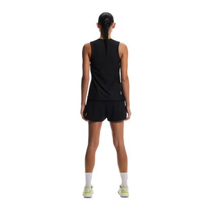 On Womens Court Tank 2 Tops in Black Color