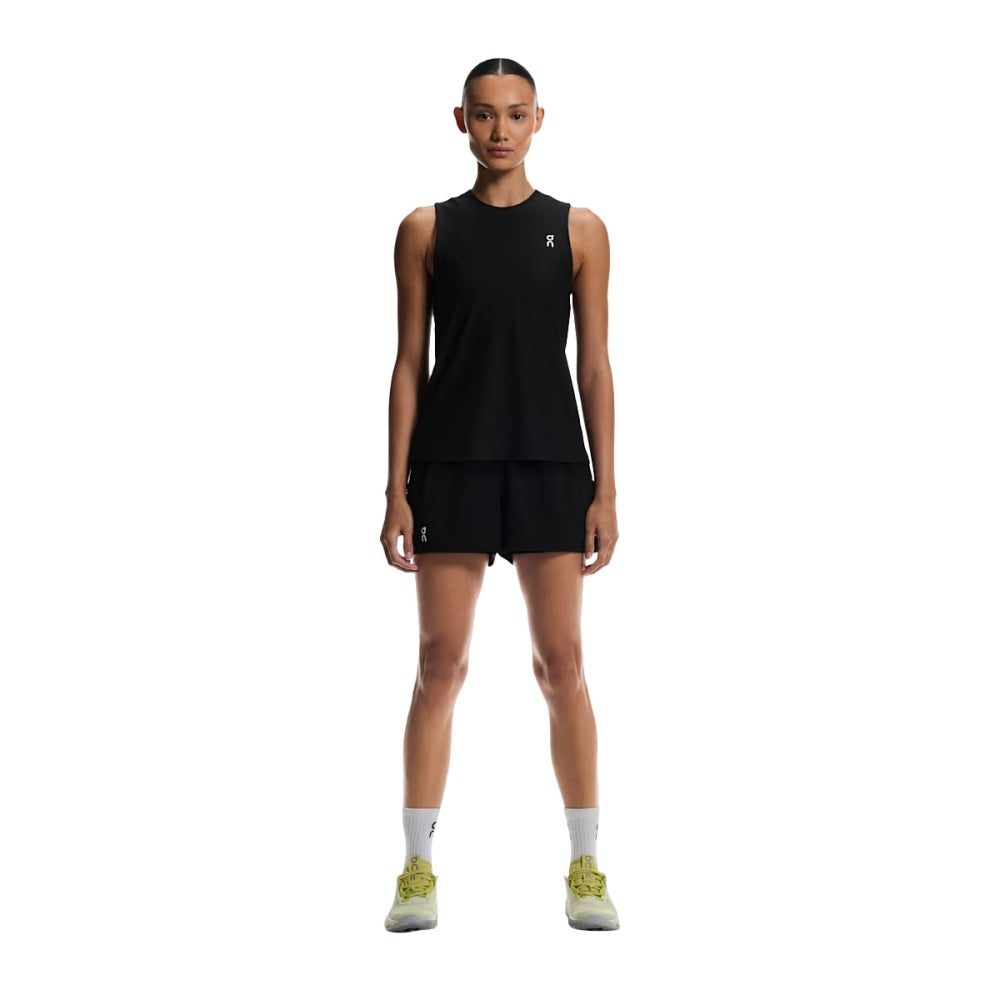 On Womens 3 In Court Short 2 In 1 Shorts in Black Color