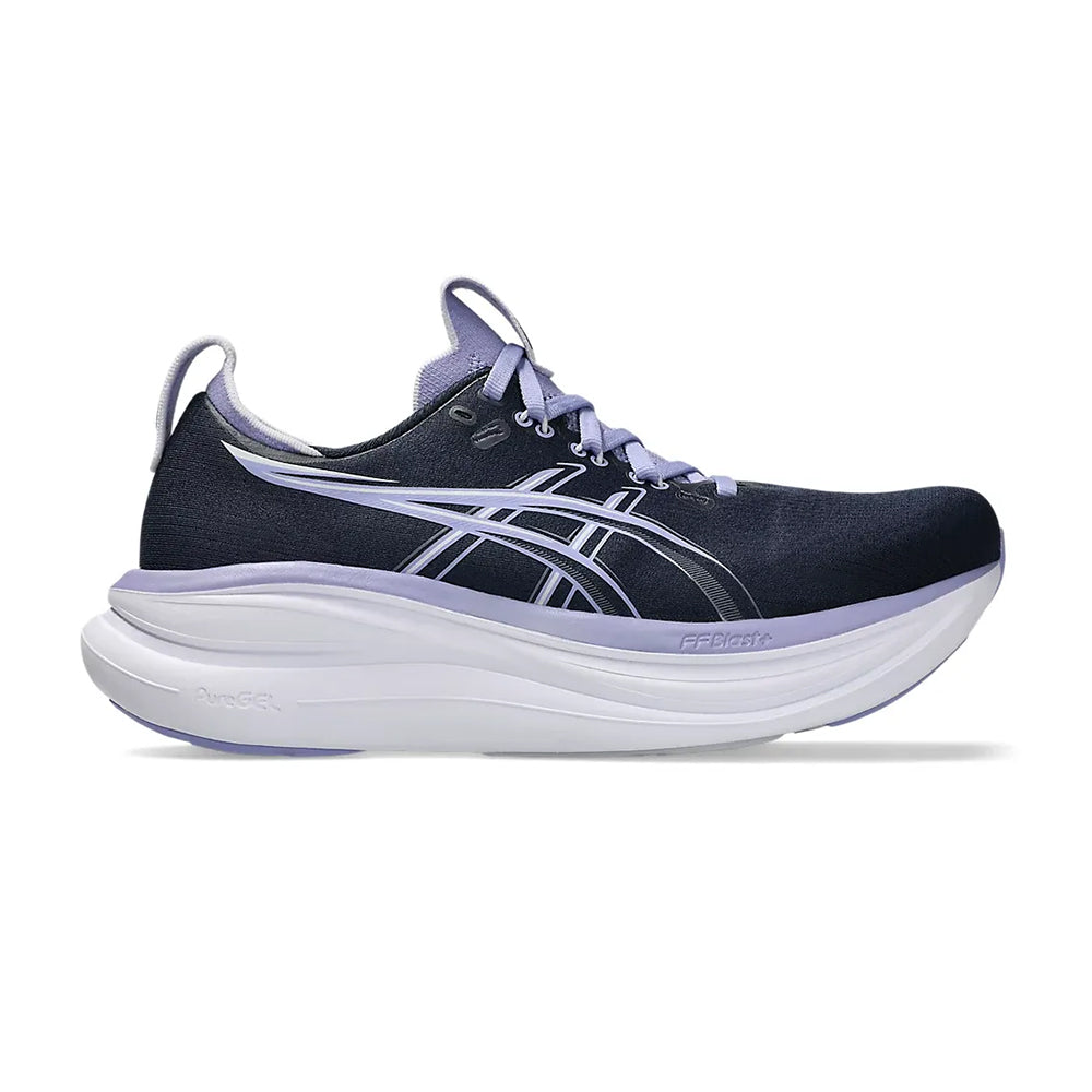 Asics Womens GEL-Nimbus 28 Running Shoes in Blue Color