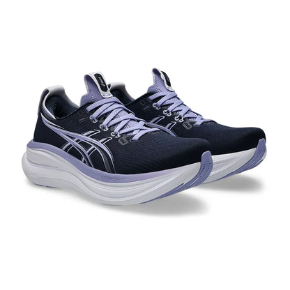Asics Womens GEL-Nimbus 28 Running Shoes in Blue Color