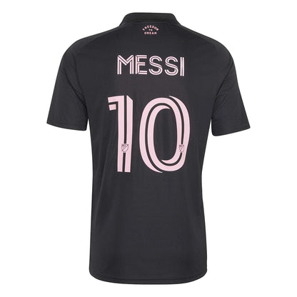 Adidas IMCF Messi away Jersey Fan Apparel in Black Color