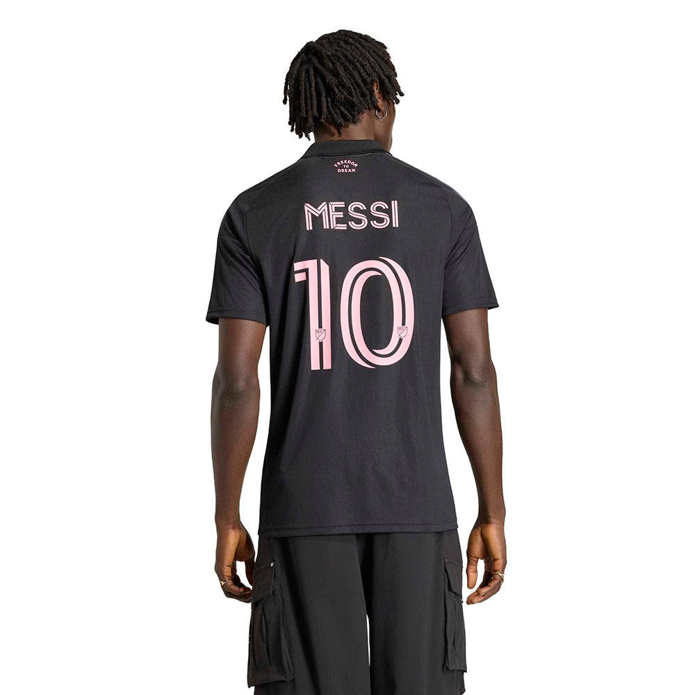 Adidas IMCF Messi away Jersey Fan Apparel in Black Color