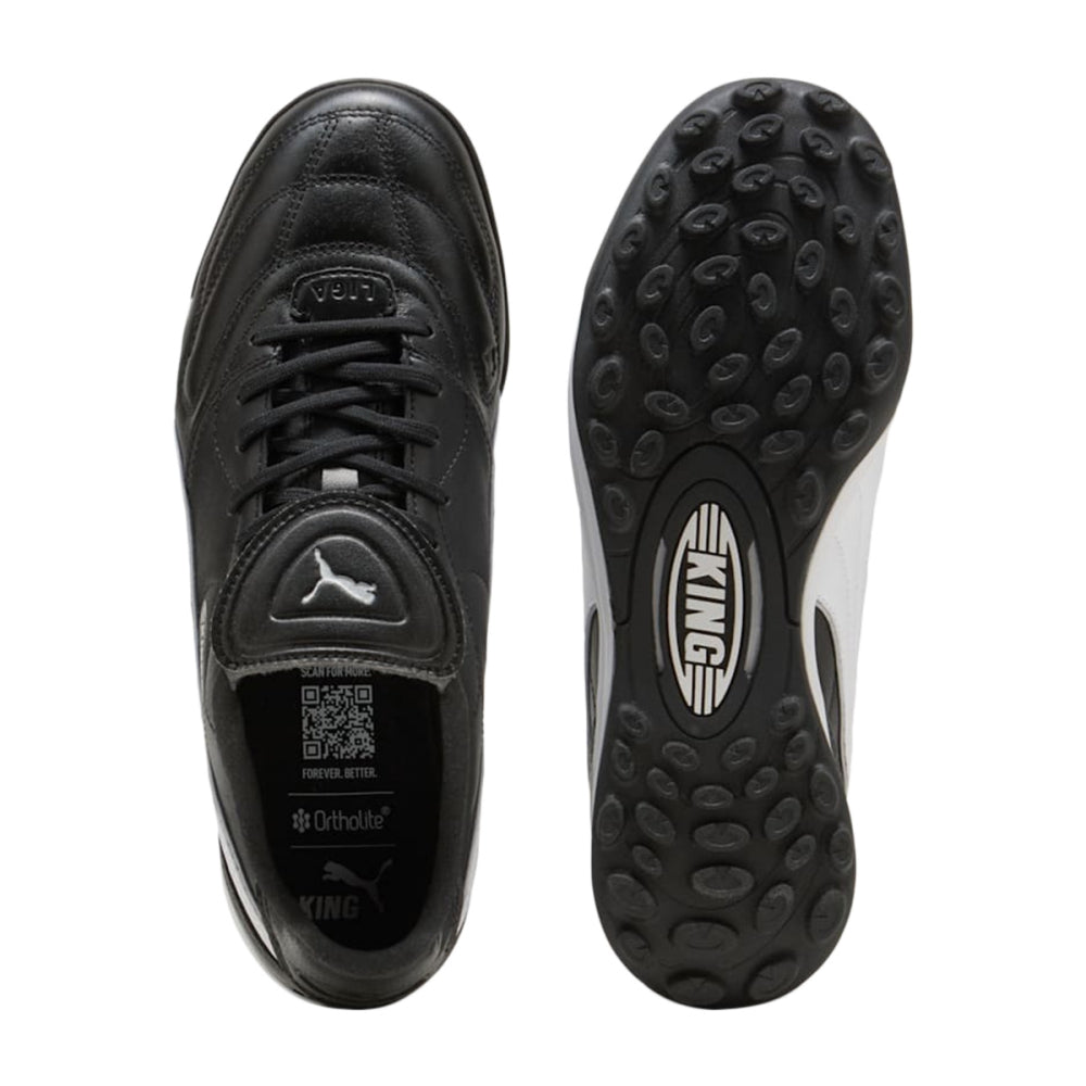 Puma King Liga Tt Turf Cleats in Black Color