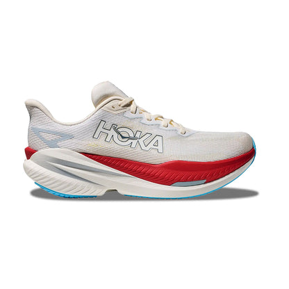 Hoka M Mach X 3 Track Spikes in White Color