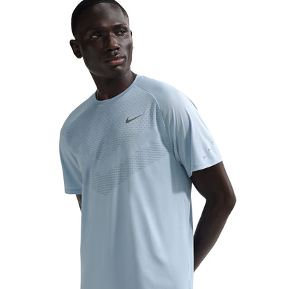 Nike M Stride Df Adv short sleeve Tops in Blue Color