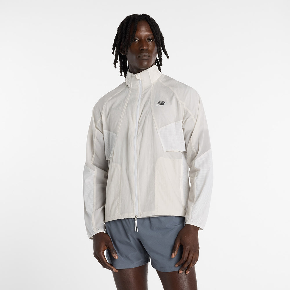 New Balance Rc Jacket Running Jackets in Grey Color