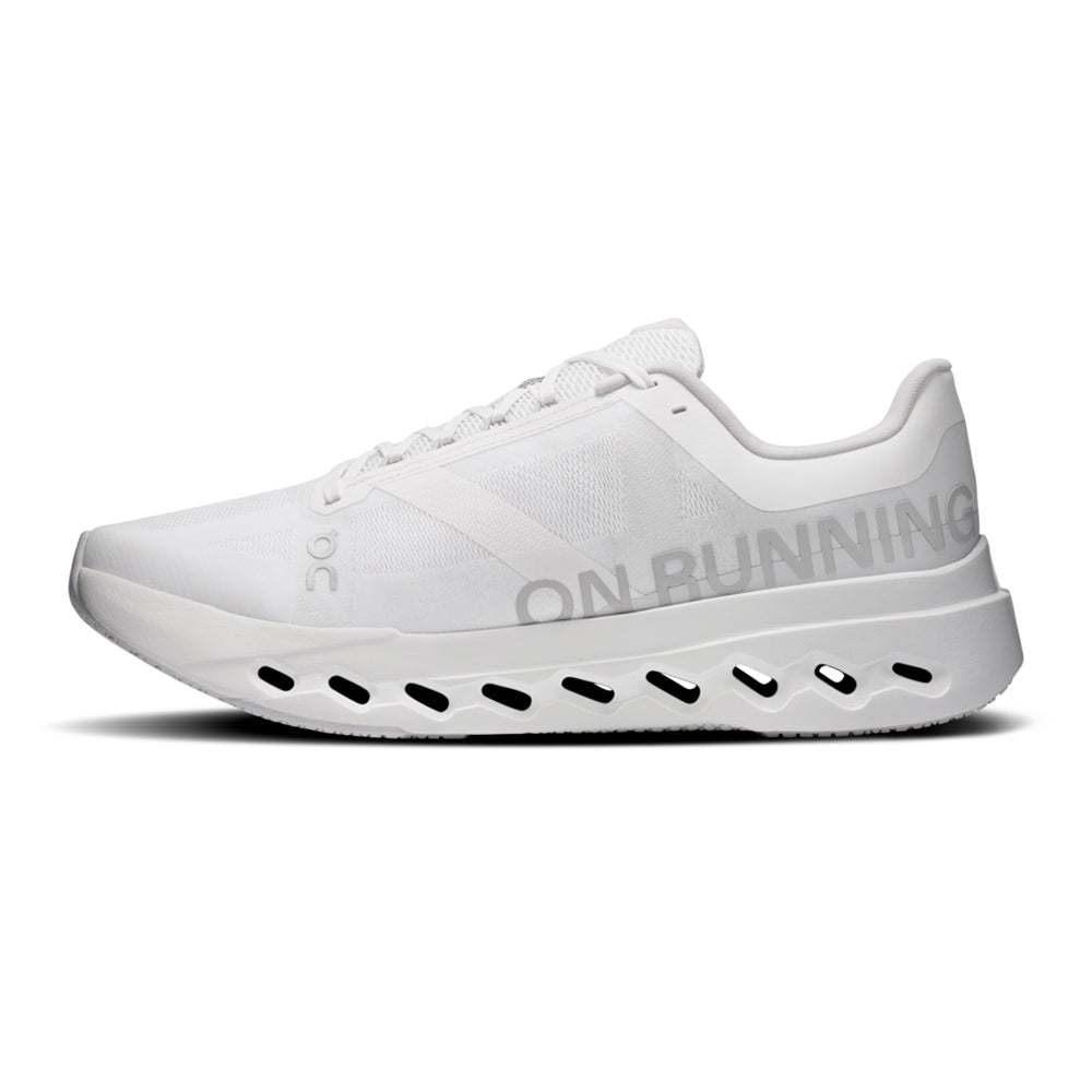 On M Cloudsurfer Next Running Shoes in White Color
