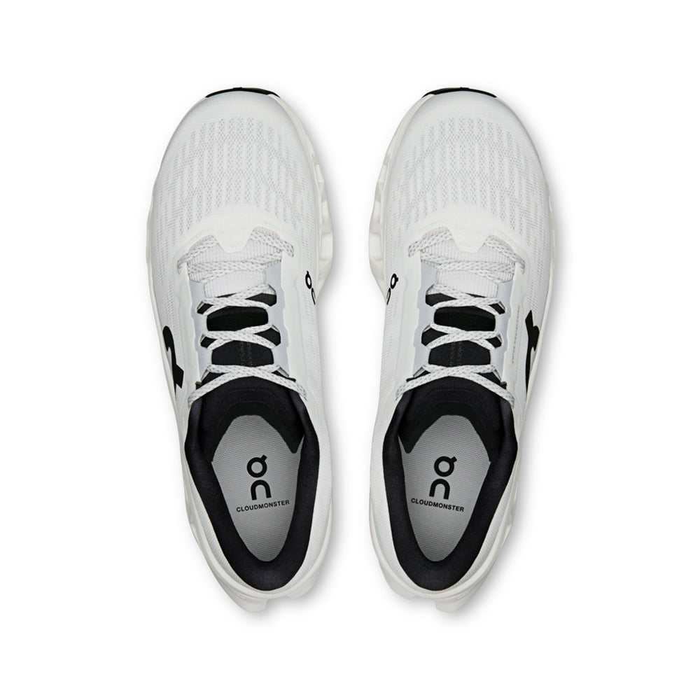 On M Cloudmonster 3 Running Shoes in White Color