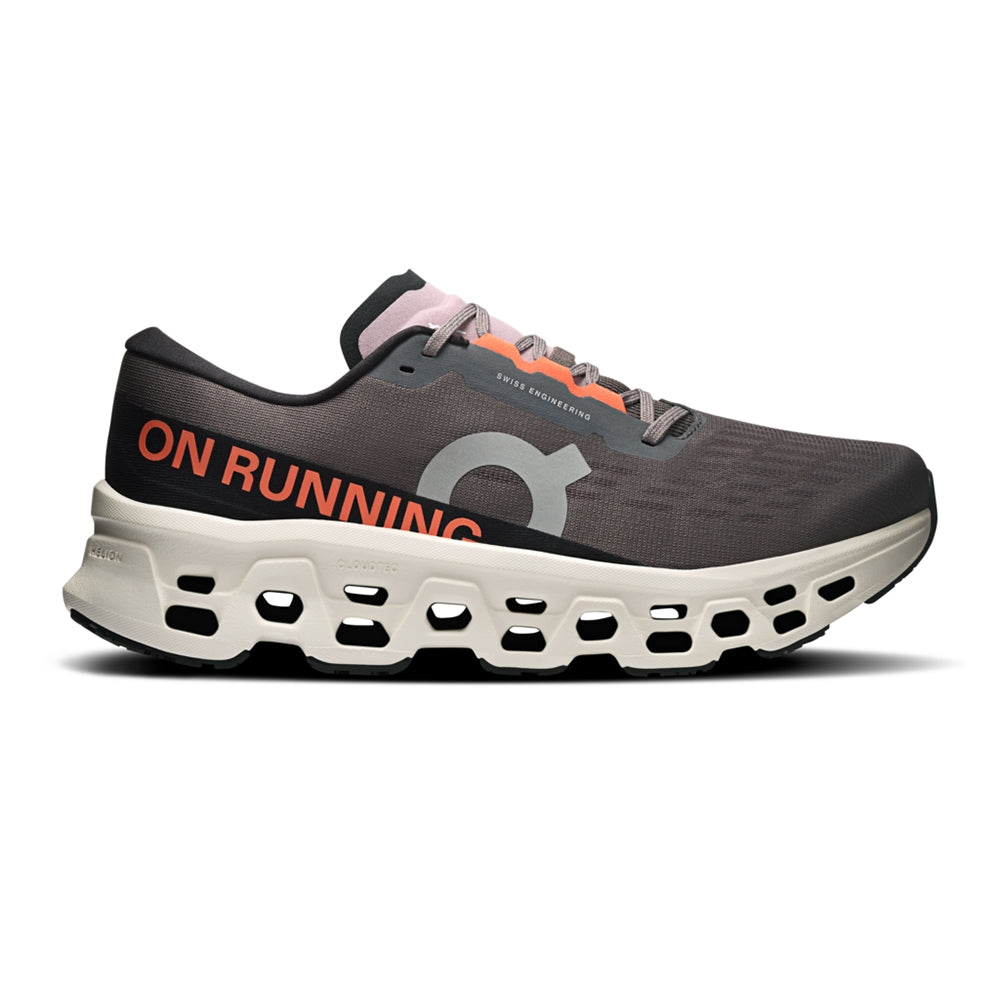 On M Cloudmonster 3 Running Shoes in Black Color