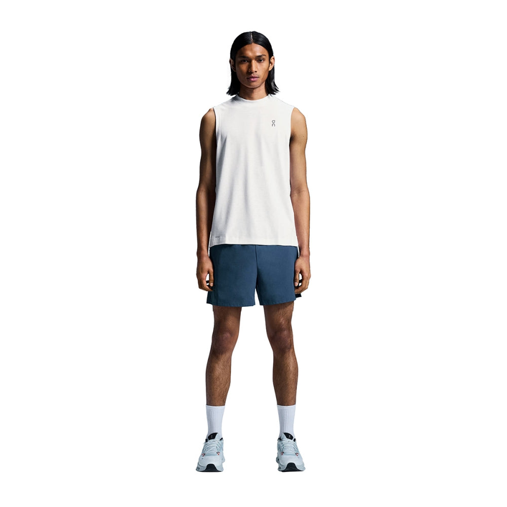 On M Train Tank Tops in White Color