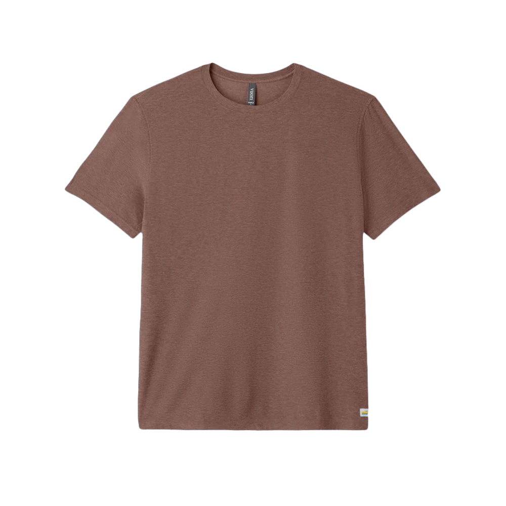 Vuori Strato Tech Tee Tops in Brown Color