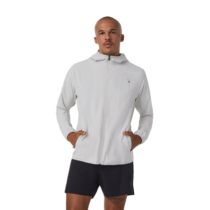 Vuori M-Trainer Shell Running Jackets in Grey Color