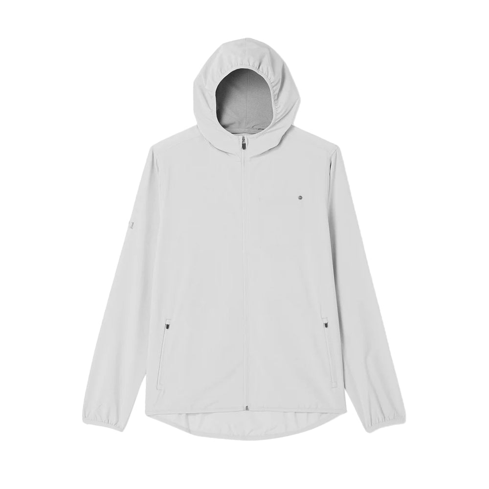 Vuori M-Trainer Shell Running Jackets in Grey Color