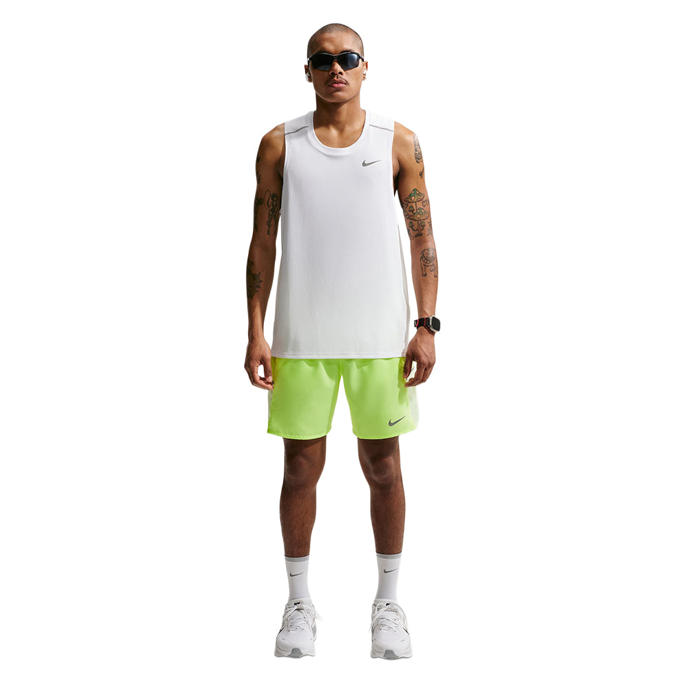 Nike M Miler Df Run Tank Top in White Color