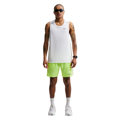 Nike M Miler Df Run Tank Top in White Color