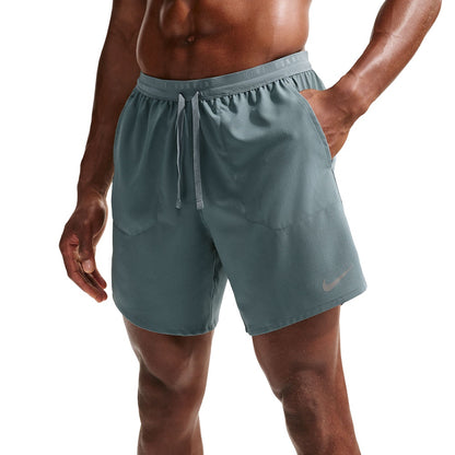 Nike M Stride Df 7In 2In1 Run Shorts in Green Color