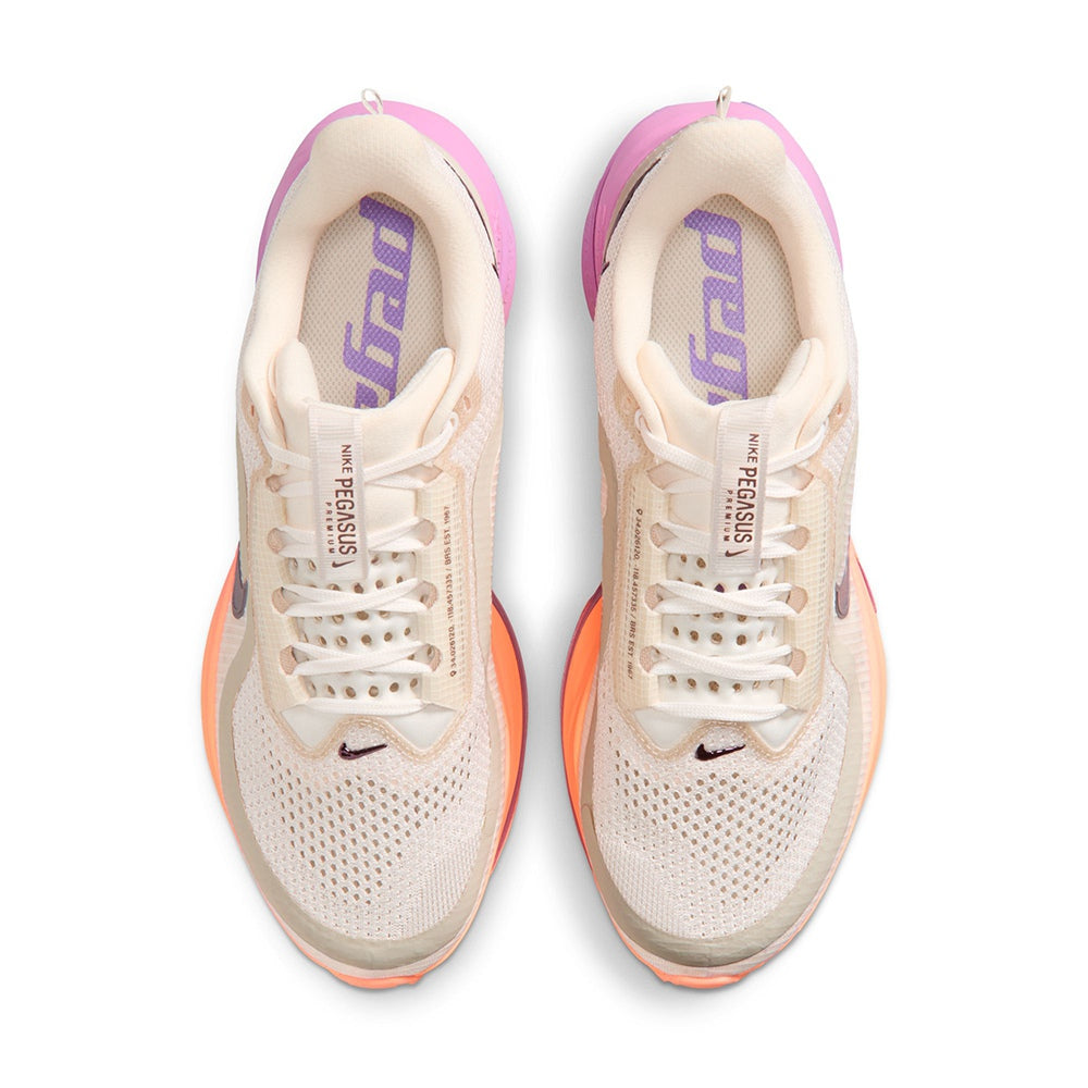 Nike W Pegasus Premium Running Shoes in White Color