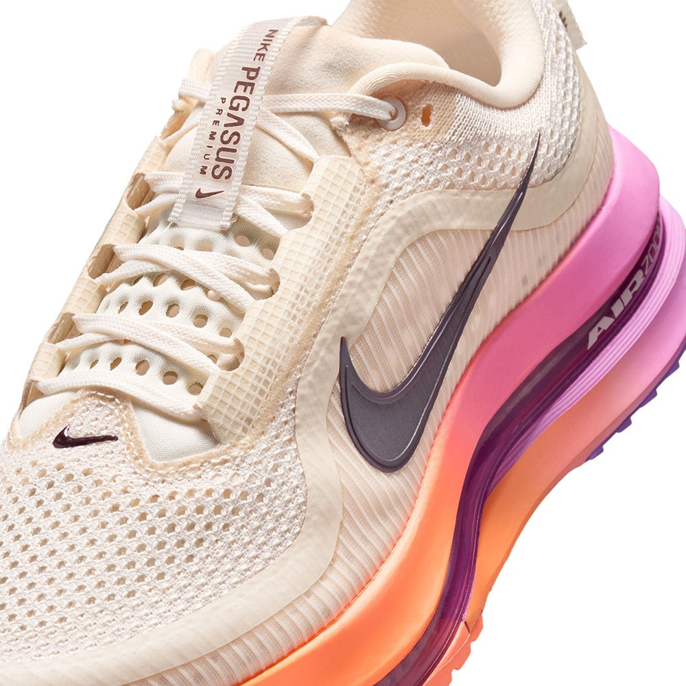 Nike W Pegasus Premium Running Shoes in White Color