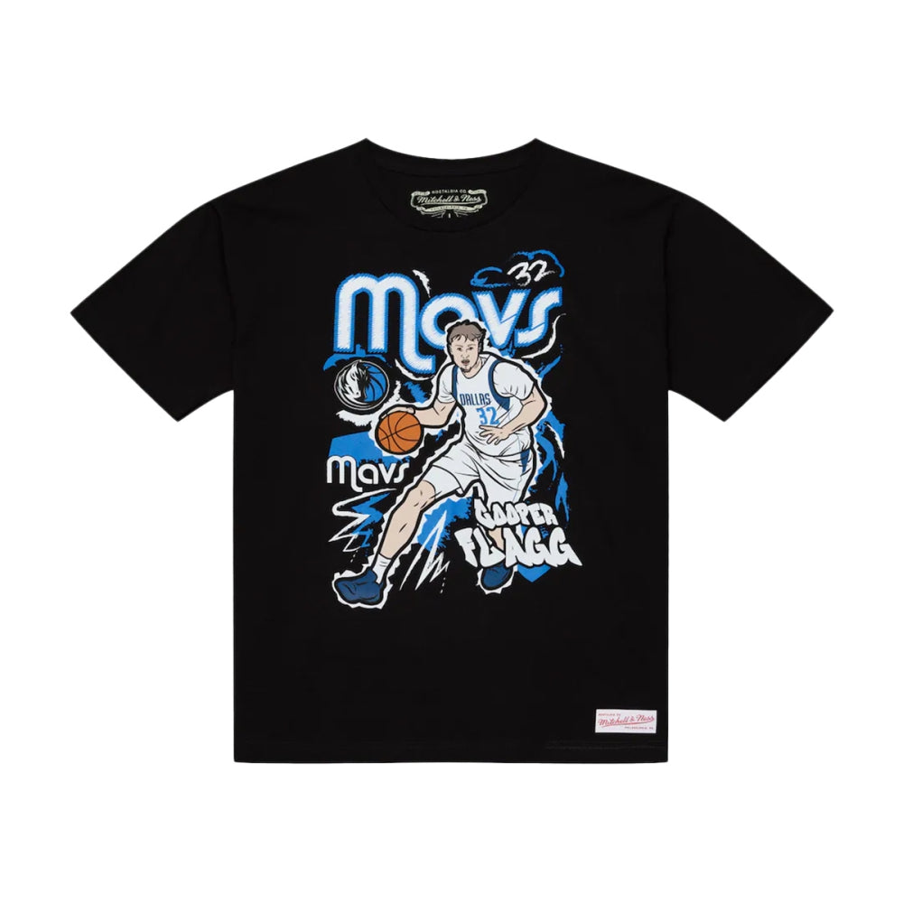 Mitchell And Ness Dal C.Flagg Chalkd Up short sleeve Fan Apparel in Black Color