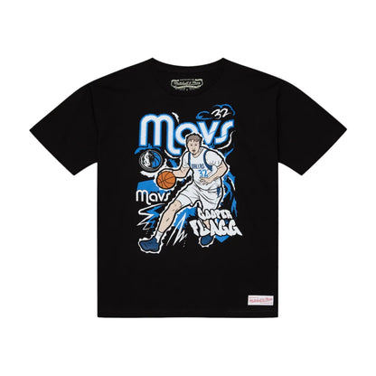 Mitchell And Ness Dal C.Flagg Chalkd Up short sleeve Fan Apparel in Black Color