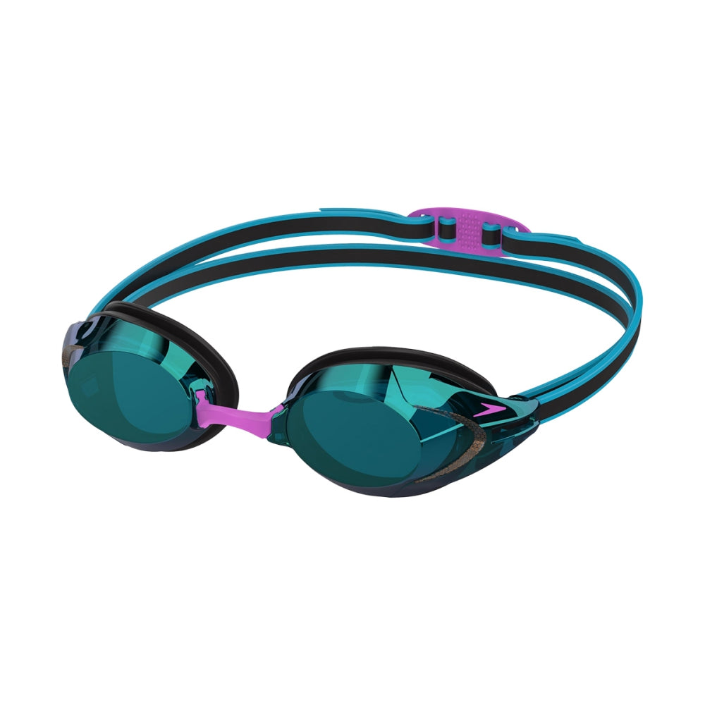 Speedo Vanquisher 3.0 Mirrored Swimming Goggles in Black Color