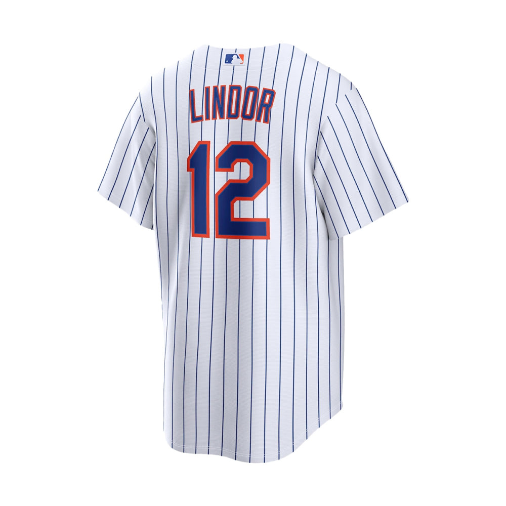 Nike new york mets Lindor home replica jersey Fan Apparel in White Color