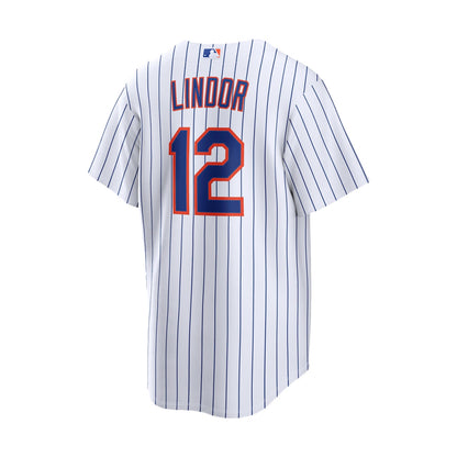 Nike new york mets Lindor home replica jersey Fan Apparel in White Color