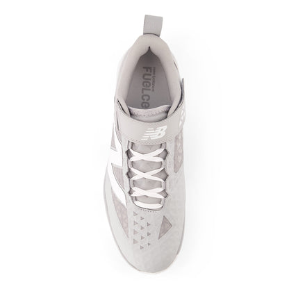New Balance FuelCell 4040 V8 Molded Baseball Cleats in Grey Color