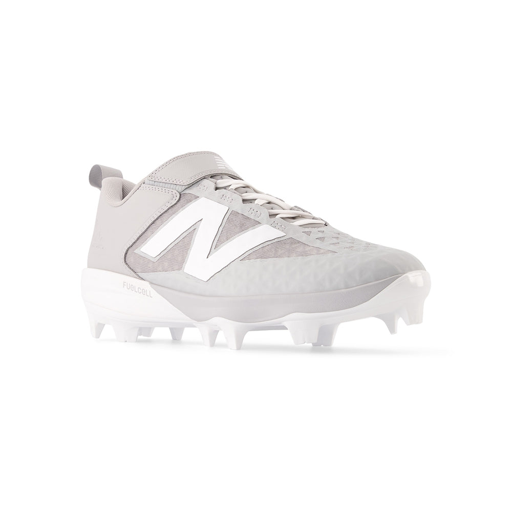 New Balance FuelCell 4040 V8 Molded Baseball Cleats in Grey Color