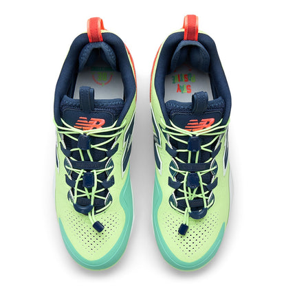 New Balance FuelCell Lindor 3 Comp Baseball Cleats in Green Color
