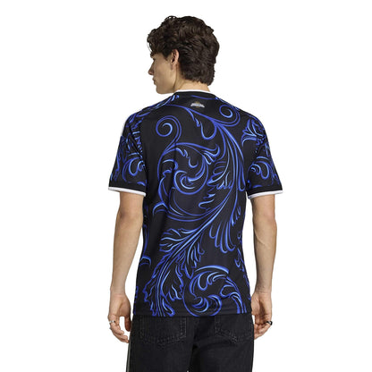 Adidas Argentina away Jersey Fan Apparel in Black Color