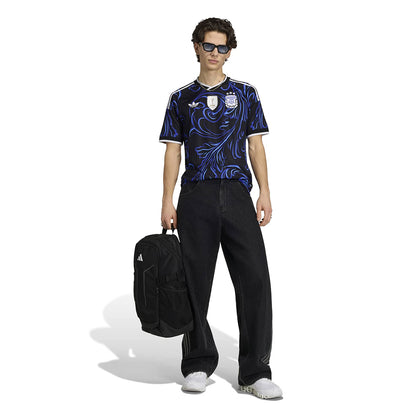 Adidas Argentina away Jersey Fan Apparel in Black Color