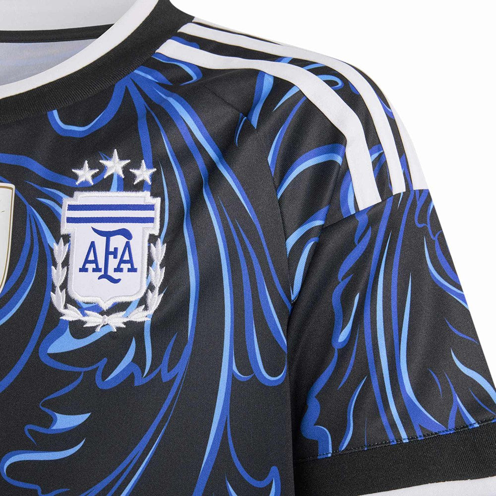 Adidas Argentina Messi away Jersy Fan Apparel in Black Color