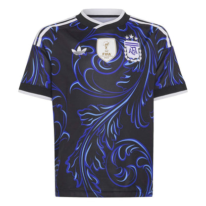 Adidas Argentina away replica jersey Fan Apparel in Black Color