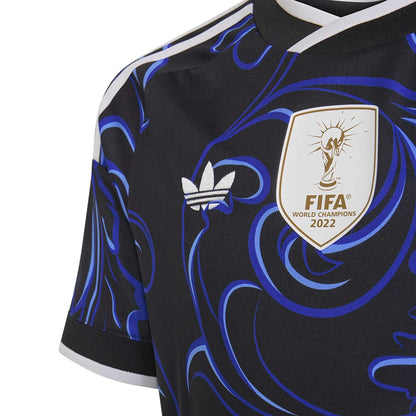 Adidas Argentina away replica jersey Fan Apparel in Black Color