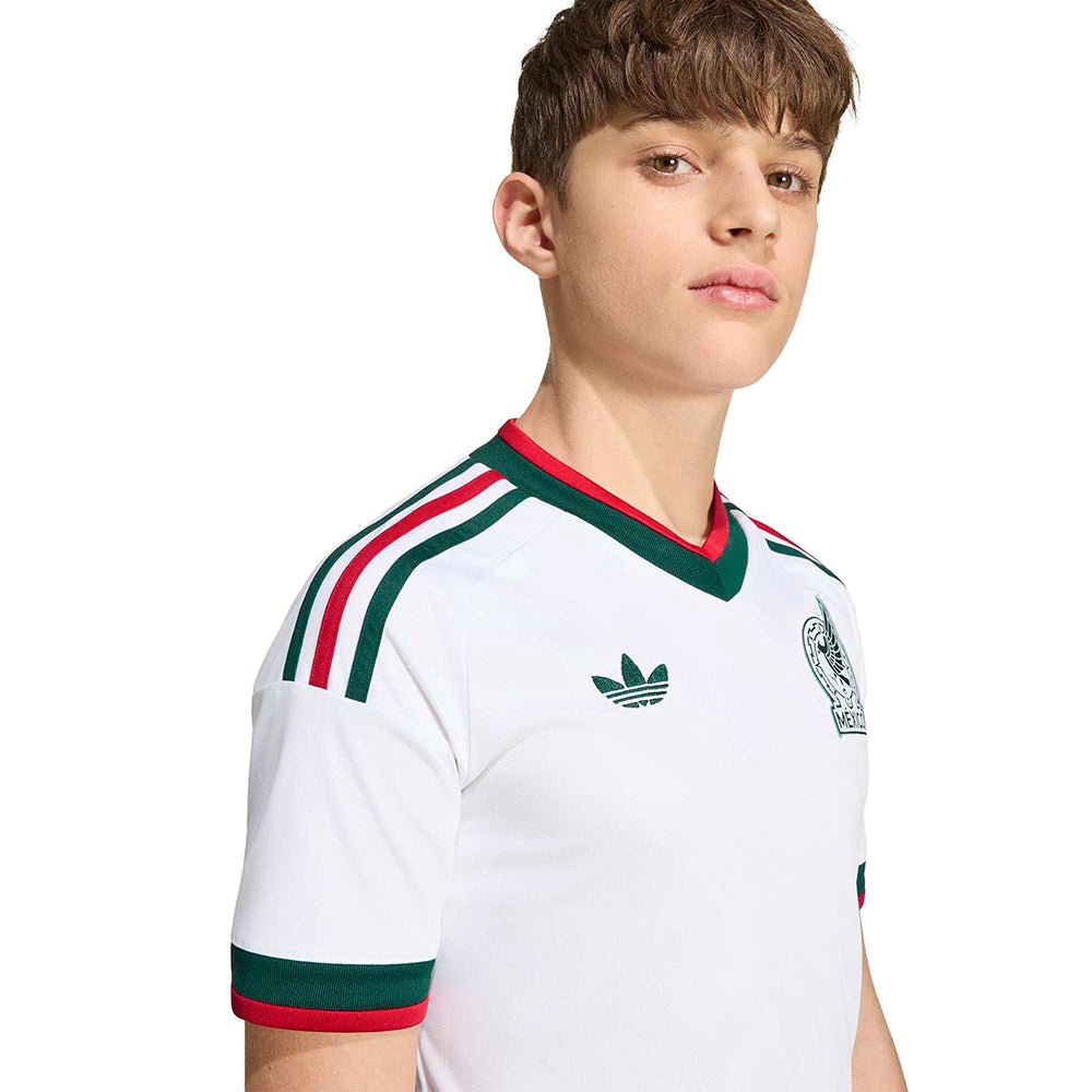 Adidas Mexico away replica jersey Fan Apparel in White Color