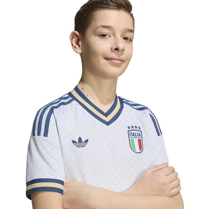Adidas Italy away replica jersey Fan Apparel in Blue Color