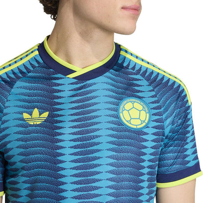 Adidas Colombian away replica jersey Fan Apparel in Blue Color