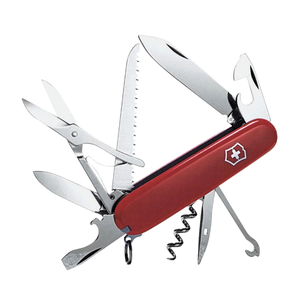 Victorinox Swiss Army Huntsman Red Knives in Red Color