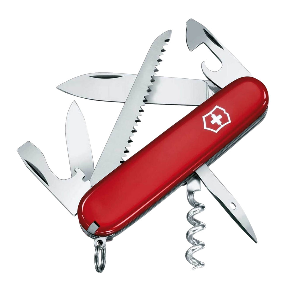 Victorinox Swiss Army Camper Red Knives in Red Color