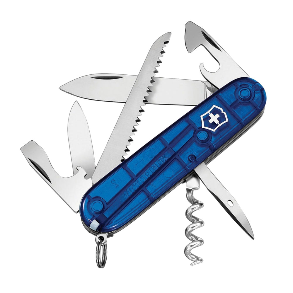 Victorinox Swiss Army Camper Sapphire Knives in Blue Color