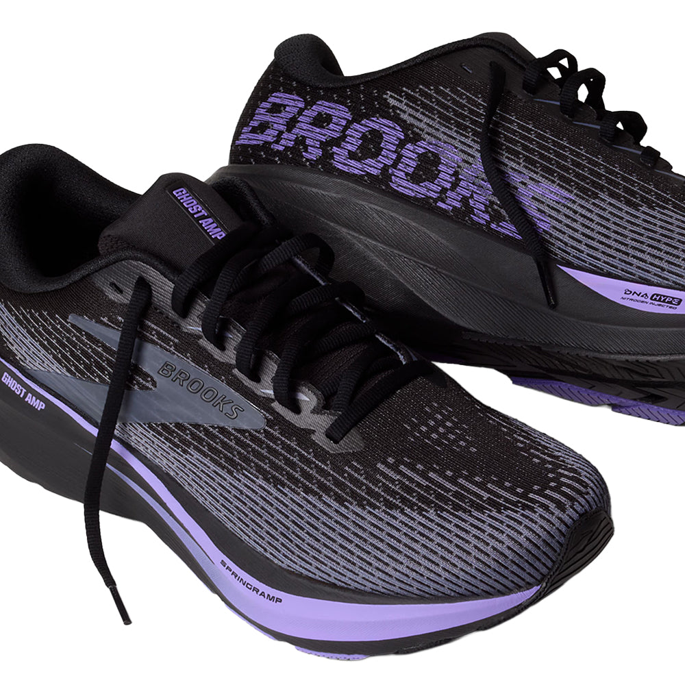 Brooks Ghost Amp Running Shoes in Grey Color