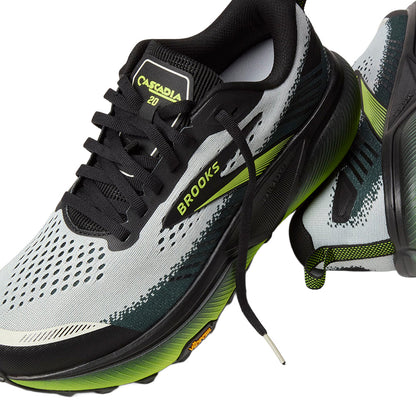 Brooks Cascadia 20 Trail Running Shoes in Grey Color